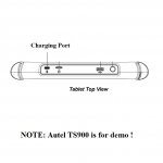 USB Charging Cable for Autel MaxiTPMS TS900 Scan Tool